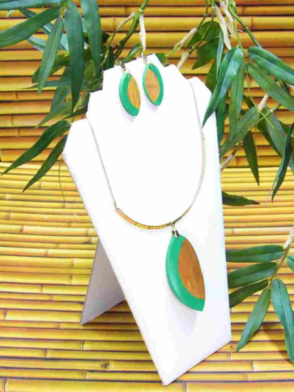 Parure Naïka vert – Image 3
