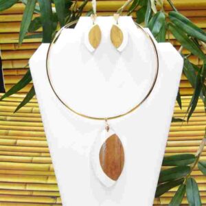 Parure Naïka blanc