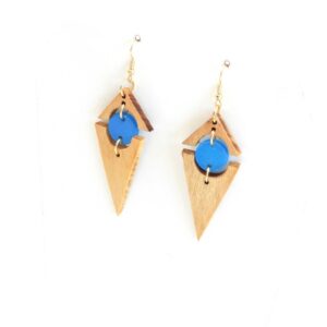 Boucles d'oreilles IMANA Bleu