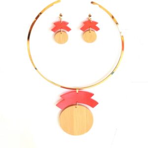 Parure MONA rouge