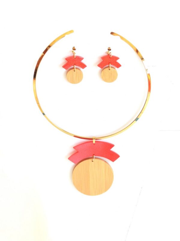 Parure MONA rouge