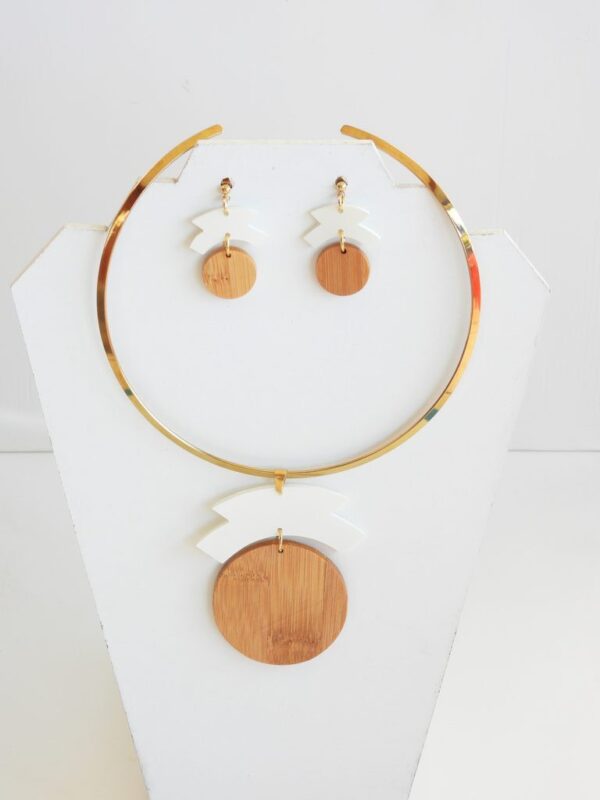 Parure MONA Blanc